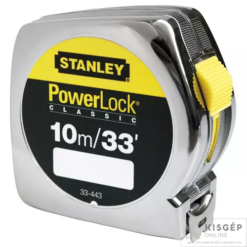 0-33-443 STANLEY powerlock mérőszalag 10m/33ft×25mm