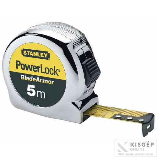 STANLEY powerlock mérőszalag bladearmor 5m×25mm