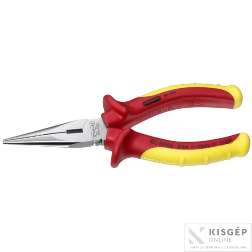 STANLEY MAXSTEEL 1000 v hosszúcsőrű fogó 160mm