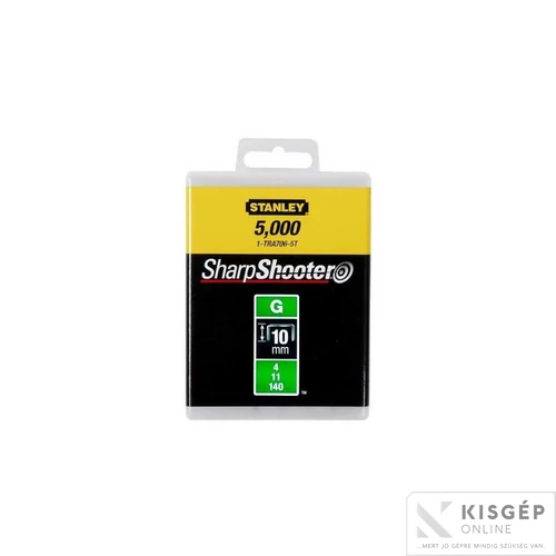 Stanley tűzőkapocs 10mm 5000db 1-TRA206T-5T 