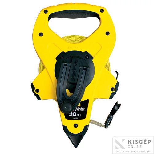 STANLEY 30m-es üvegszálas, nyitott mérőszalag 3:1, 12,7mm