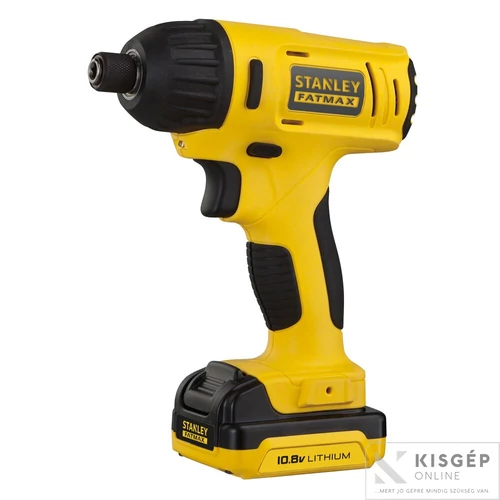STANLEY FATMAX 10,8 V Li-Ion 2 sebességes kompakt ütvecsavarozó 2 akkumulátorral 1,5 Ah