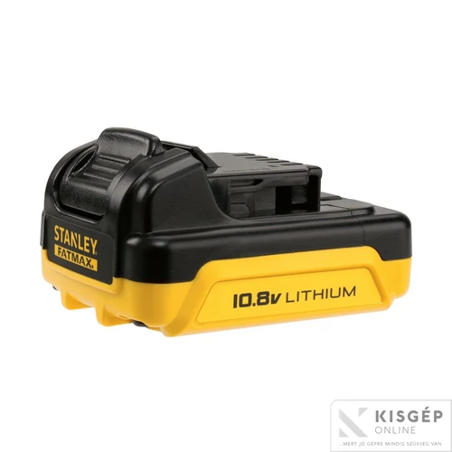STANLEY FATMAX 10,8 V Li-Ion 2 sebességes kompakt ütvecsavarozó 2 akkumulátorral 1,5 Ah