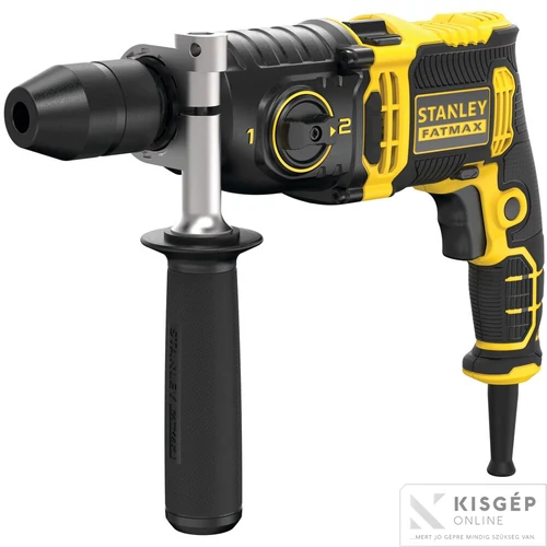 STANLEY FATMAX 850W kétsebességes ütvefúró kofferben