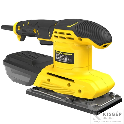 STANLEY® SFM 280W vibrációs csiszoló 90 x 187 mm-es csiszoló felülettel