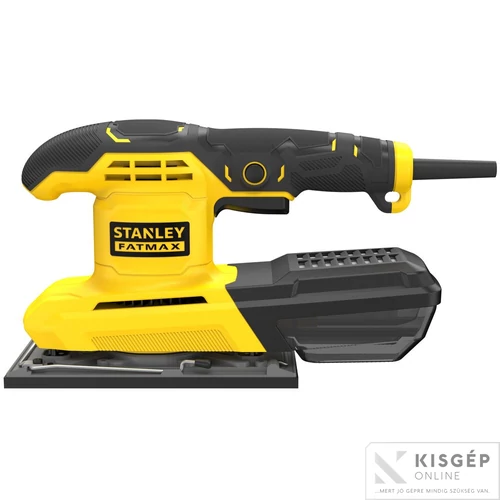 STANLEY® SFM 280W vibrációs csiszoló 90 x 187 mm-es csiszoló felülettel