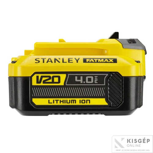 STANLEY® FATMAX® 18 voltos V20 4,0 Ah lítium-ion akkumulátor