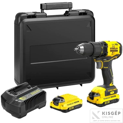 STANLEY® FATMAX® 18 Volt-os V20 akkumulátoros fúrócsavarozó