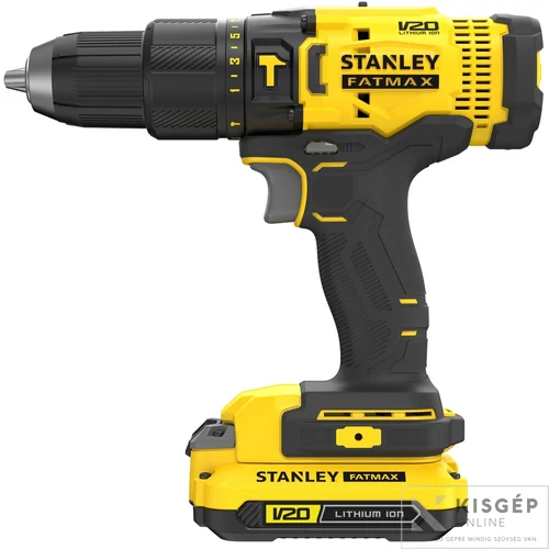 STANLEY® FATMAX® 18 Volt-os V20 akkumulátoros ütvefúró/csavarozó