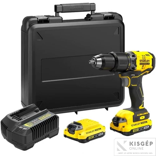 STANLEY® FATMAX® 18 Volt-os V20 akkumulátoros ütvefúró/csavarozó KEFE NÉLKÜLI