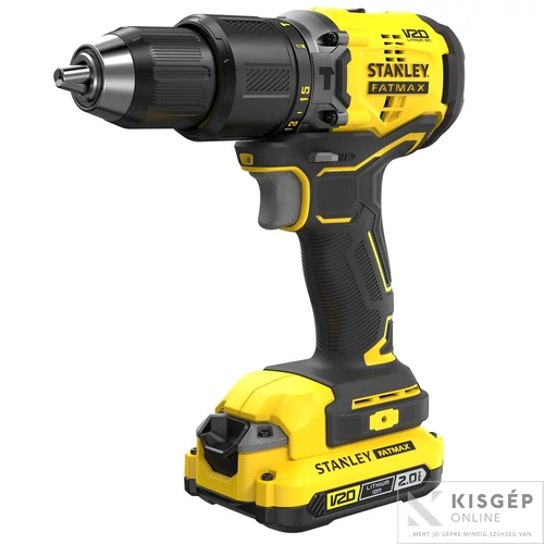 STANLEY® FATMAX® 18 Volt-os V20 akkumulátoros ütvefúró/csavarozó KEFE NÉLKÜLI
