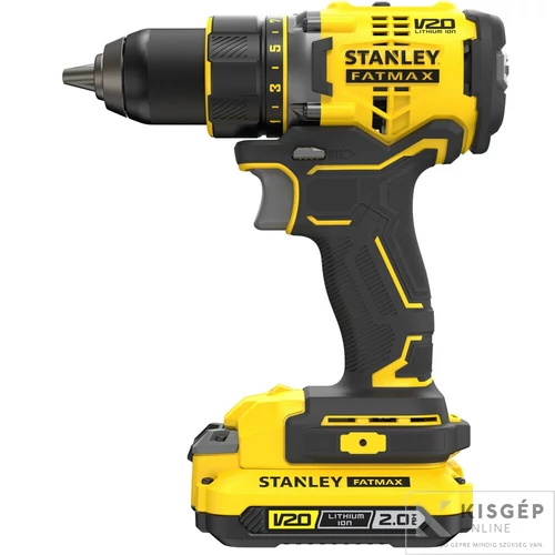 STANLEY® FATMAX® 18 Volt-os V20 akkumulátoros fúrócsavarozó KEFE NÉLKÜLI