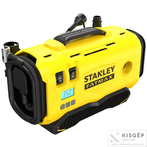 STANLEY® FATMAX® 18 Volt-os V20 akkumulátoros 11 BAR nyomású hármas forrású inflátor
