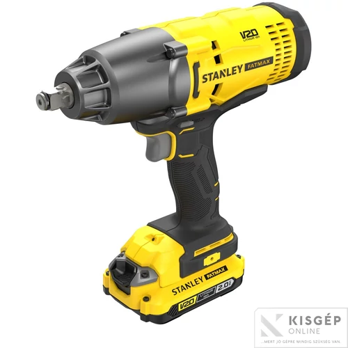 STANLEY® FATMAX® 18 Volt-os V20 akkumulátoros ütvecsavarozó KEFE NÉLKÜLI