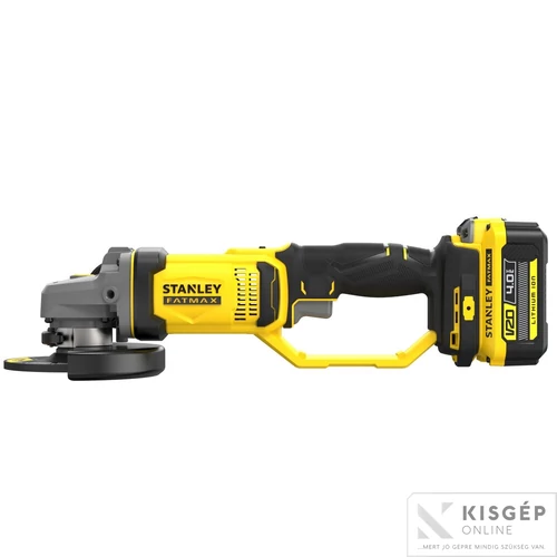 STANLEY® FATMAX® 18 Volt-os V20 akkumulátoros sarokcsiszoló, 125 mm