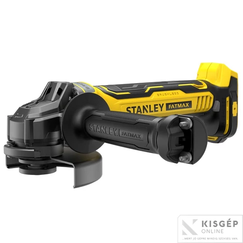 STANLEY® FATMAX® 18 Volt-os V20 akkumulátoros sarokcsiszoló, 125 mm, KEFE NÉLKÜLI