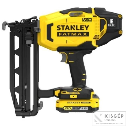 STANLEY® FATMAX® 18 Volt-os V20 akkumulátoros tűző és szegezőgép 16G