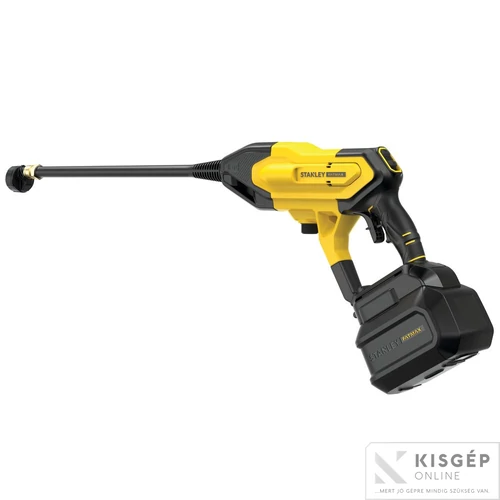 STANLEY® FATMAX® V20 akkumulátoros kézi magasnyomású mosó akkuval és töltővel