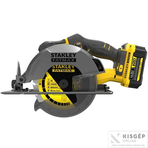 STANLEY® FATMAX® 18 Volt-os V20 akkumulátoros körfűrész