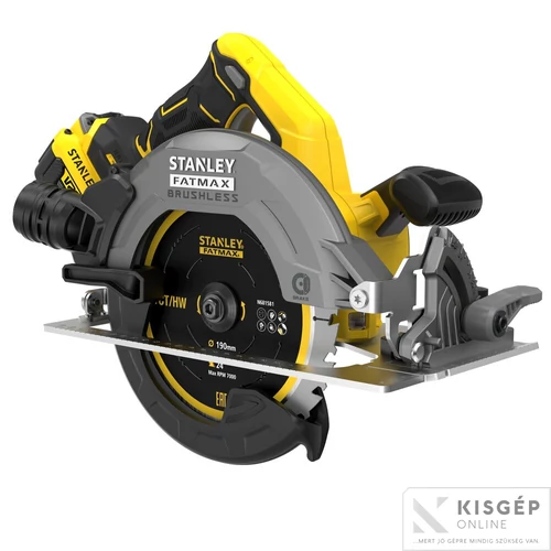 STANLEY® FATMAX® 18 Volt-os V20 akkumulátoros körfűrész, KEFE NÉLKÜLI