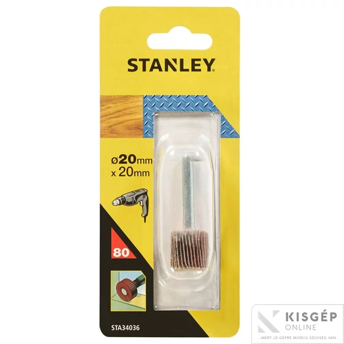 STANLEY LAMELLÁS CSISZOLÓKORONG ÁTMÉRŐ 20 MM X 20 MM 80g
