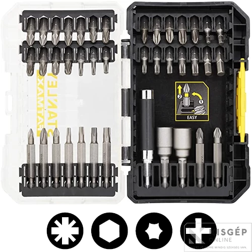 STANLEY FATMAX  40-részes standard csavarozó bit készlet