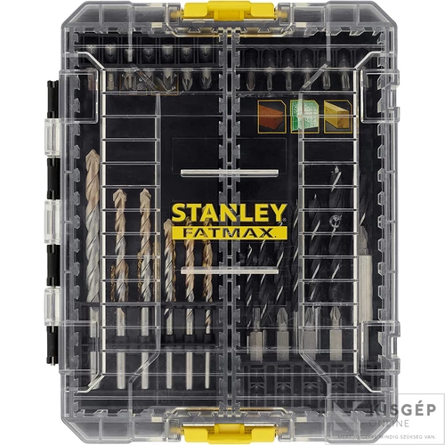 STANLEY FATMAX  49-részes fa- fém - közetfúrószár és bit készlet