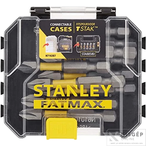 STANLEY FATMAX  10db 50mm impact ph2 bit - tstak caddy kompatibilis dobozban