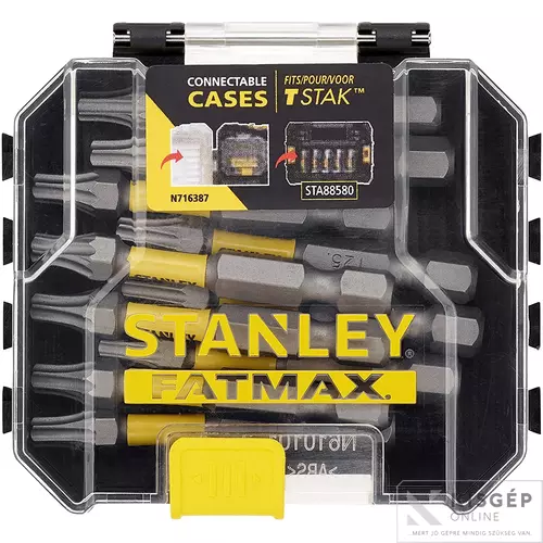 STA88575-XJ STANLEY FATMAX  10db 50mm  imapct torx25 bit - tstak caddy kompatibilis dobozban