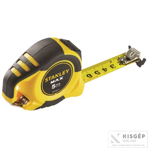 STANLEY 5m x 25mm max mágneses mérőszalag