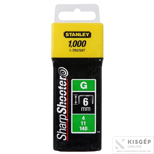 Stanley tűzőkapocs 10mm 5000db 1-TRA206T-5T 