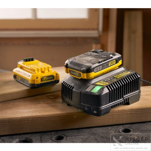 STANLEY® FATMAX® V20 Akkumulátor és töltő szett (18V/2x2,0Ah)