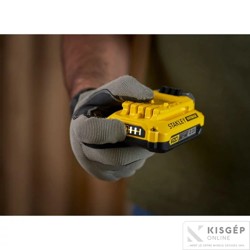STANLEY® FATMAX® V20 Akkumulátor és töltő szett (18V/2x2,0Ah)