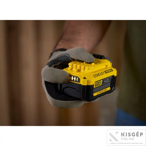 STANLEY® FATMAX® 18 voltos V20 4,0 Ah lítium-ion akkumulátor