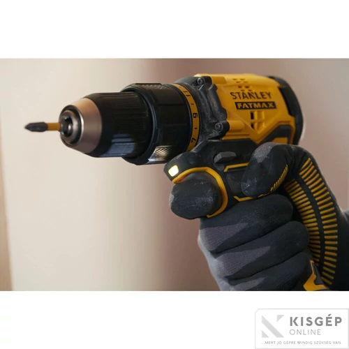 STANLEY® FATMAX® 18 Volt-os V20 akkumulátoros fúrócsavarozó | Akkuval, töltővel