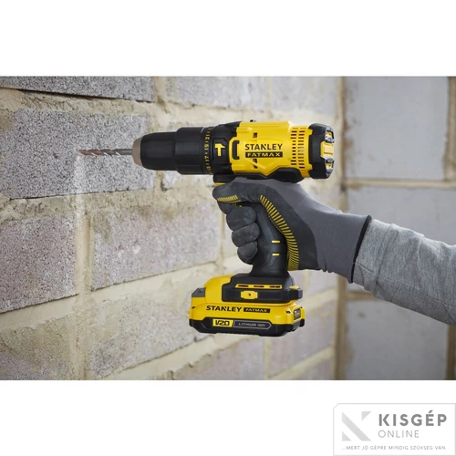 STANLEY® FATMAX® 18 Volt-os V20 akkumulátoros ütvefúró/csavarozó