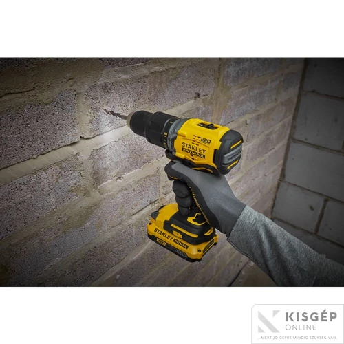 STANLEY® FATMAX® 18 Volt-os V20 akkumulátoros ütvefúró/csavarozó KEFE NÉLKÜLI
