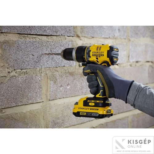 STANLEY® FATMAX® 18 Volt-os V20 akkumulátoros ütvefúró/csavarozó KEFE NÉLKÜLI | Akku és töltő nélkül