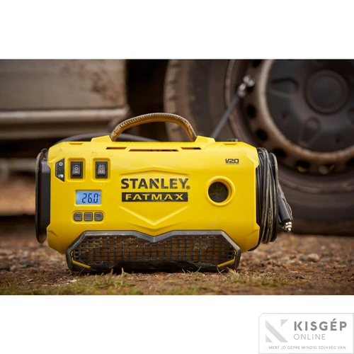 STANLEY® FATMAX® 18 Volt-os V20 akkumulátoros 11 BAR nyomású hármas forrású inflátor