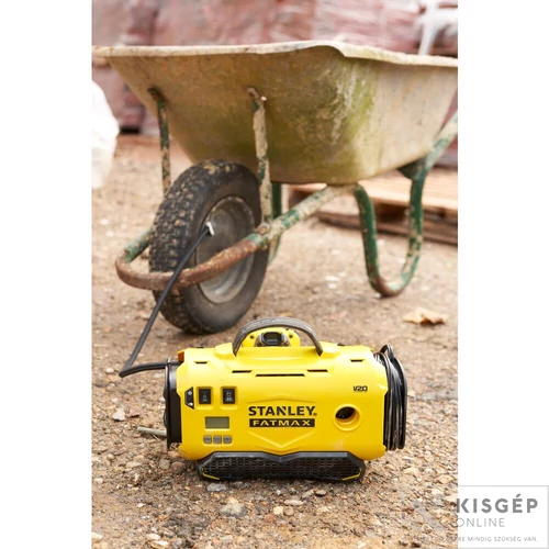 STANLEY® FATMAX® 18 Volt-os V20 akkumulátoros 11 BAR nyomású hármas forrású inflátor