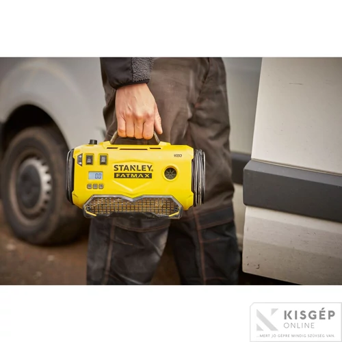 STANLEY® FATMAX® 18 Volt-os V20 akkumulátoros 11 BAR nyomású hármas forrású inflátor
