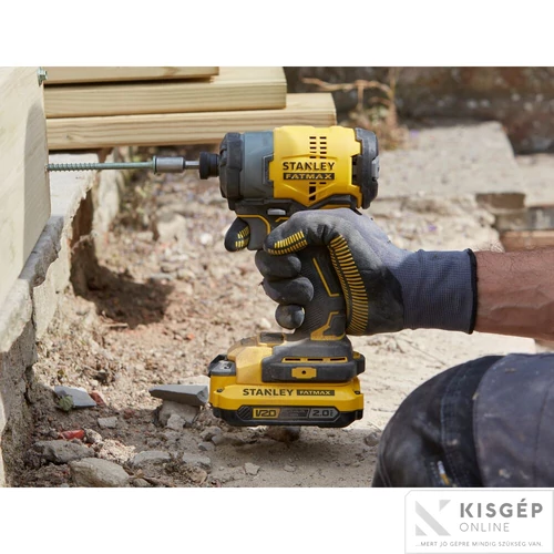 STANLEY® FATMAX® 18 Volt-os V20 akkumulátoros ütvecsavarozó KEFE NÉLKÜLI