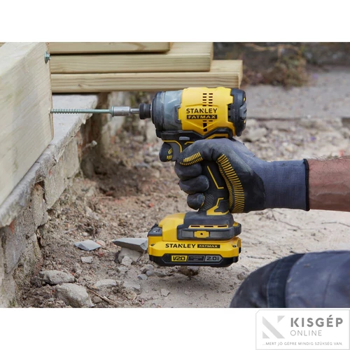 STANLEY® FATMAX® 18 Volt-os V20 akkumulátoros ütvecsavarozó | Akkuval és töltővel