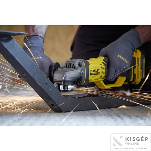 STANLEY® FATMAX® 18 Volt-os V20 akkumulátoros sarokcsiszoló, 125 mm