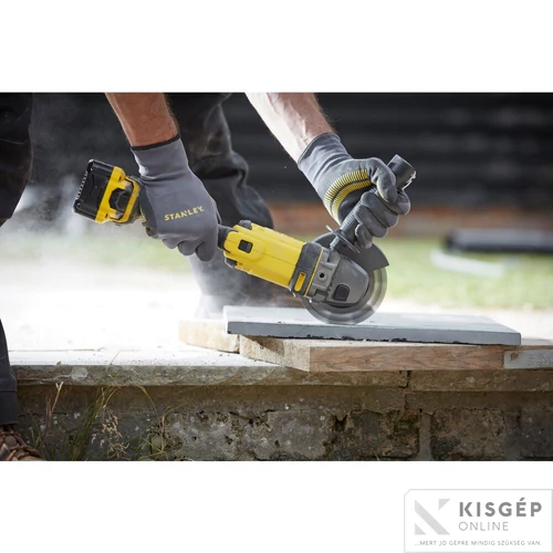STANLEY® FATMAX® 18 Volt-os V20 akkumulátoros sarokcsiszoló, 125 mm