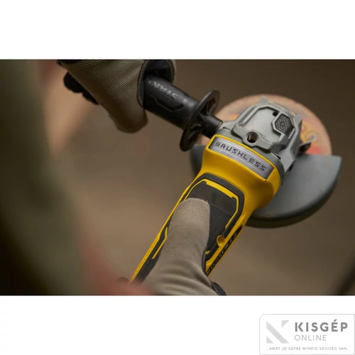 STANLEY® FATMAX® 18 Volt-os V20 akkumulátoros sarokcsiszoló, 125 mm, KEFE NÉLKÜLI