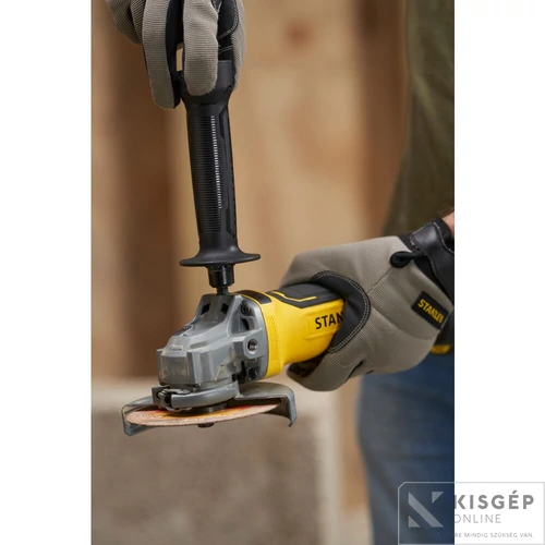 STANLEY® FATMAX® 18 Volt-os V20 akkumulátoros sarokcsiszoló, 125 mm, KEFE NÉLKÜLI
