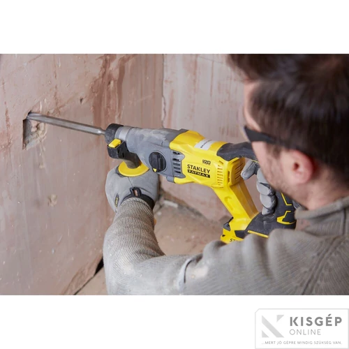 STANLEY® FATMAX® 18 Volt-os V20 akkumulátoros SDS-plus kombi fúrókalapács KEFE NÉLKÜLI
