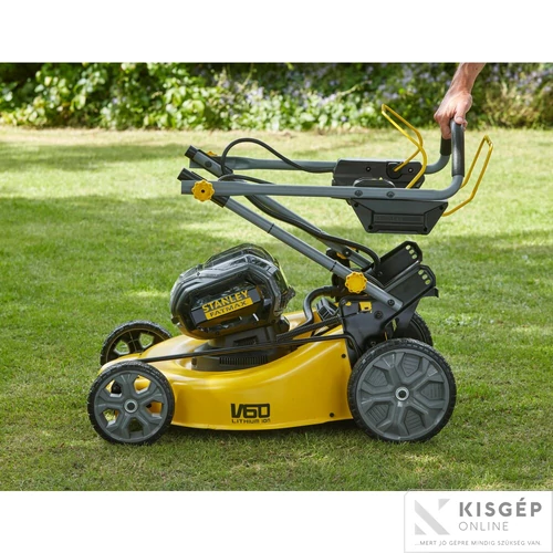 STANLEY® FATMAX® 54 Volt-os V60 akkus KEFEMENTES ŐNJÁRÓ fűnyíró 51cm
