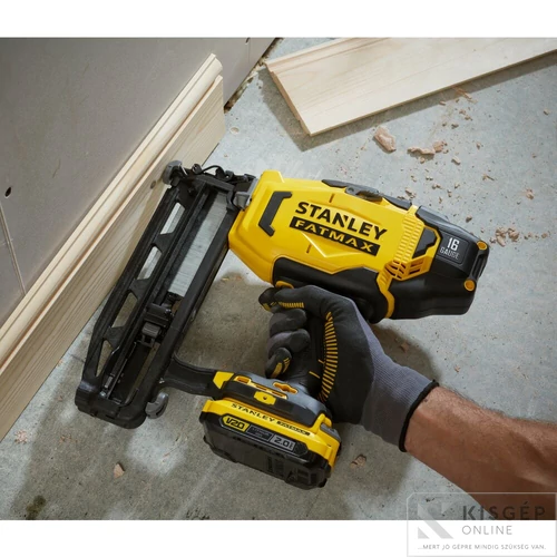 STANLEY® FATMAX® 18 Volt-os V20 akkumulátoros tűző és szegezőgép 16G